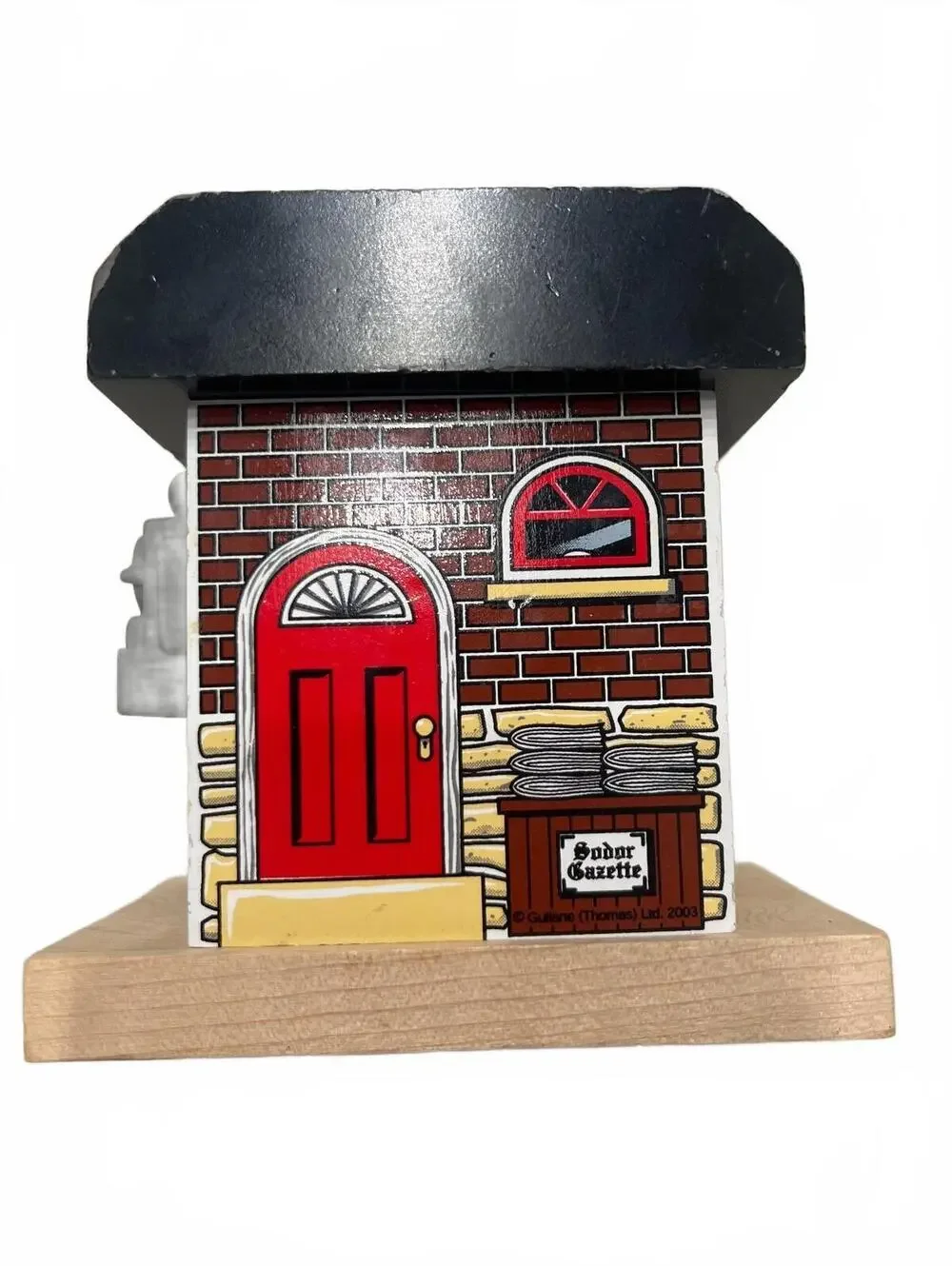 Ticket Booth Station Thomas & Friends Wooden Railway Departure Sign with Bench
